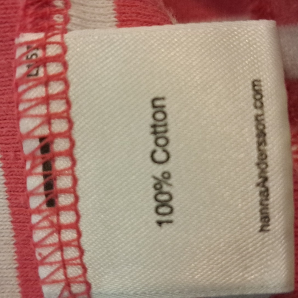 Hanna Andersson Girls Cotton Knit Striped Dress - Picture 5 of 5